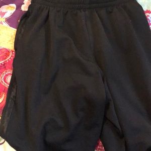 Black basketball shorts